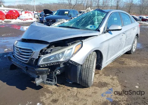 2016 Hyundai Sonata Se z USA, uszkodzony, nr VIN 5NPE24AF1GH339051
